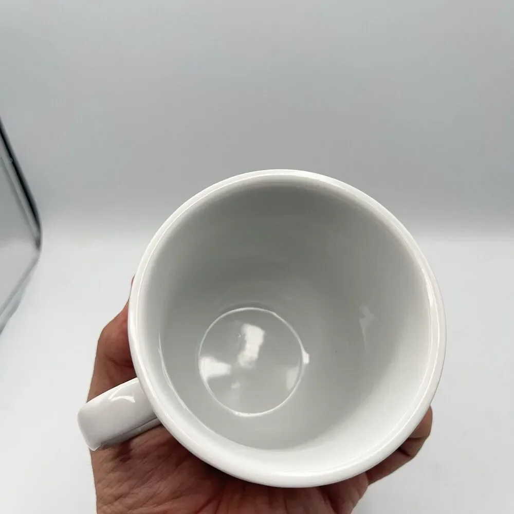 Pottery Barn Coffee Mug Cup white tea cup